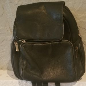 Vintage Leather Mini Backpack